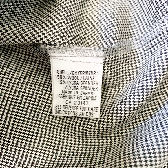 TALBOTS Wool Houndstooth Jacket 2 - Picture 8 of 8